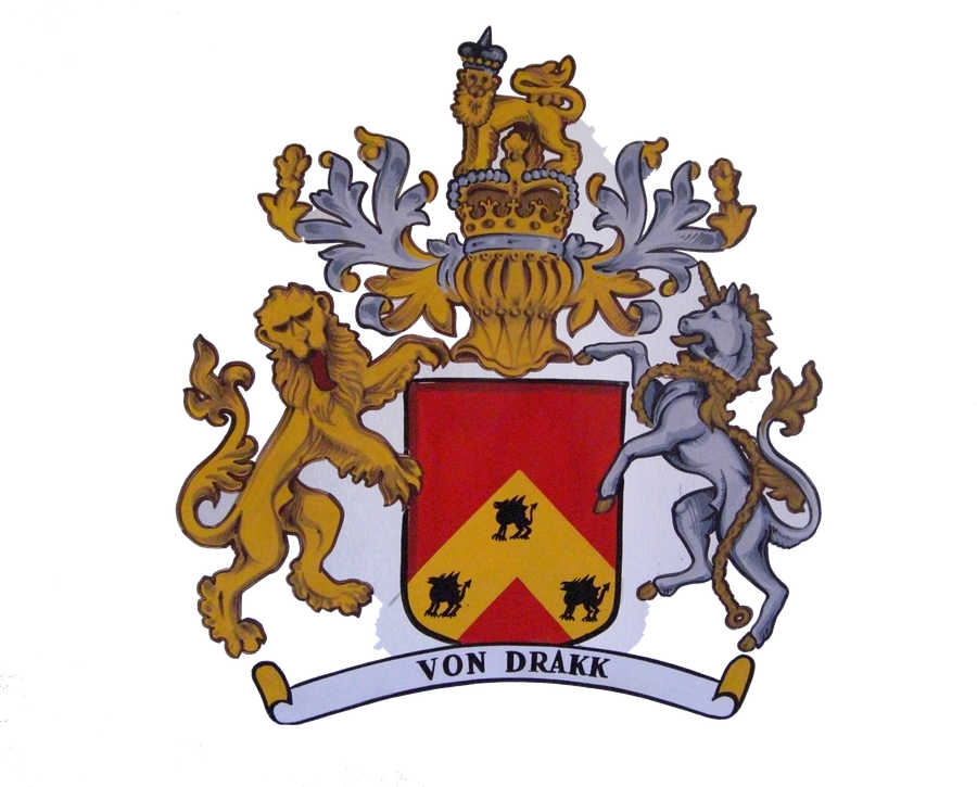 The von Drakk coat of arms